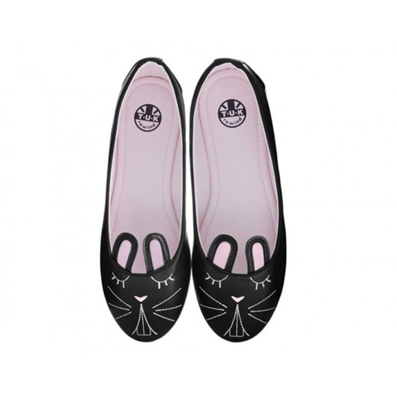 TUK Bunny Foo Foo Flats Size 5 - Picture 1 of 2